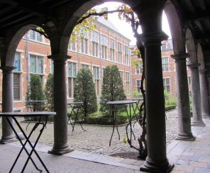 The Courtyard of the Plantin-Moretus Museum.  Photograph by Catherine Sutherland