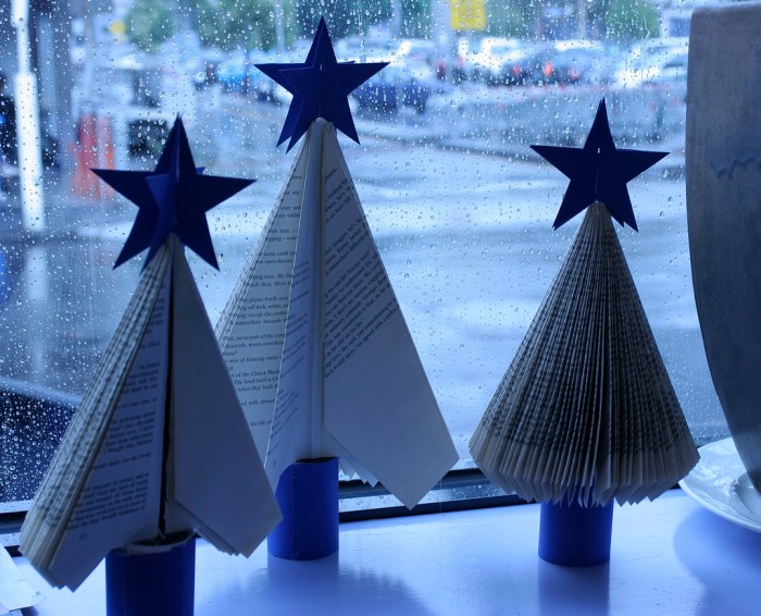 'Bookish Christmas Trees' by Macinate on Flickr