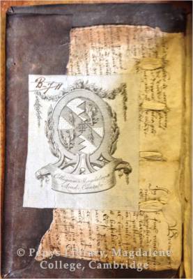 Old Library H.18.39 manuscript pastedown