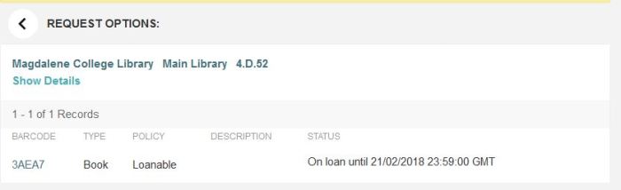 further idisco record detail